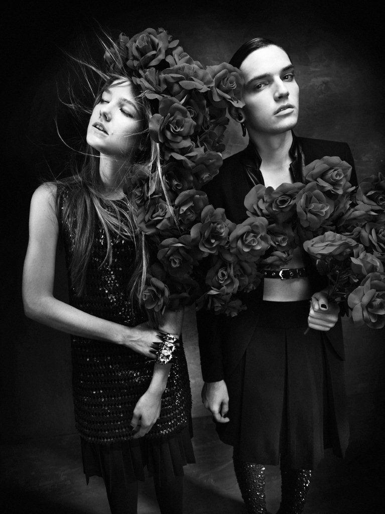 Modelos Amanda Brolese e Matheus Ferreira, fotografada por Gustavo Zylbersztajn