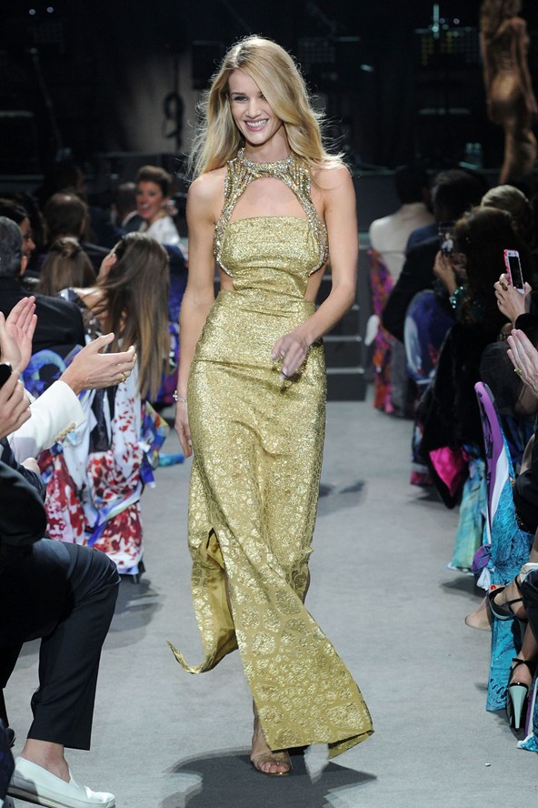 Rosie Huntington-Whiteley in Alexander McQueen.