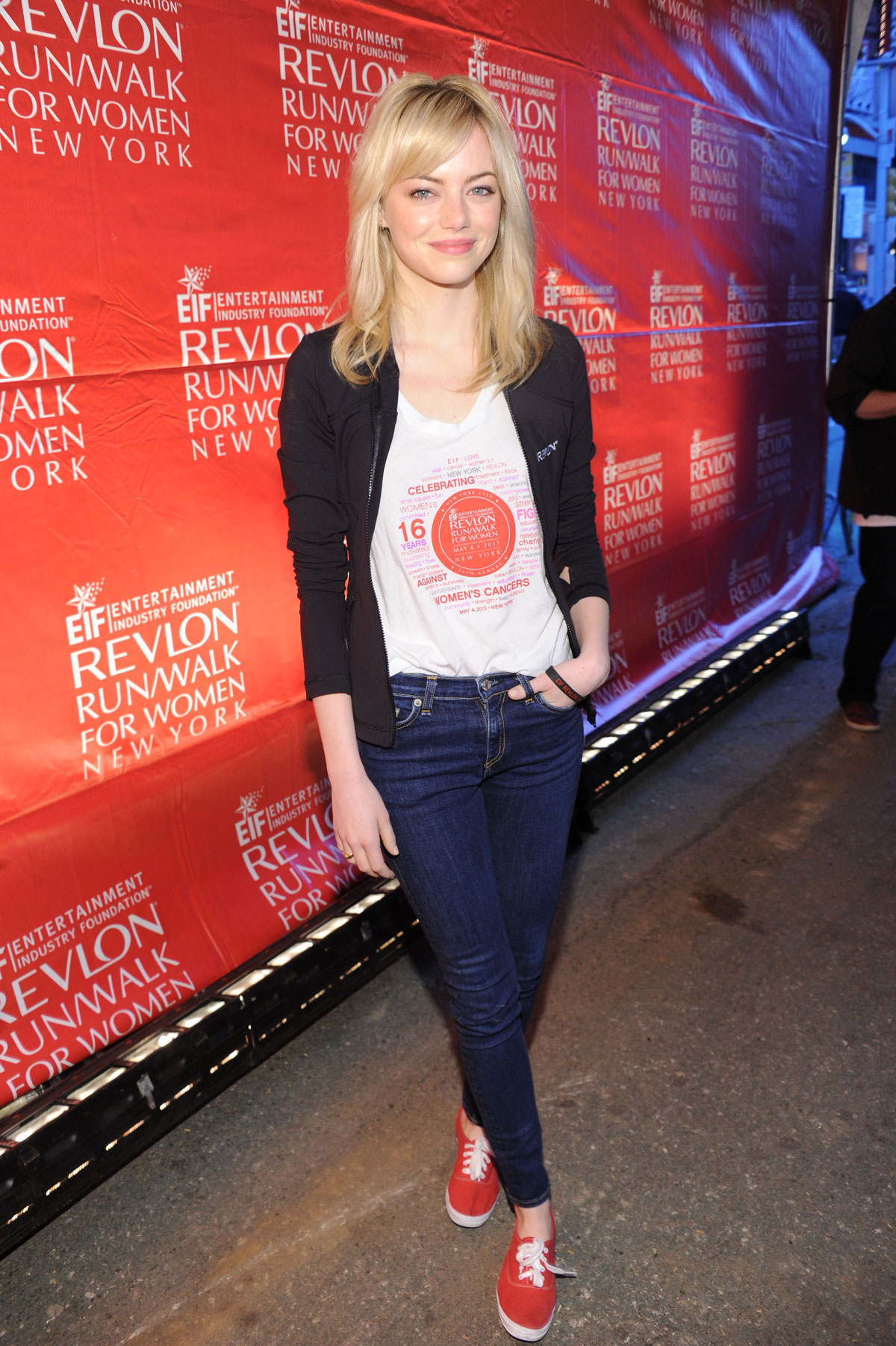 EMMA STONE at EIF Revlon Run Walk For Women