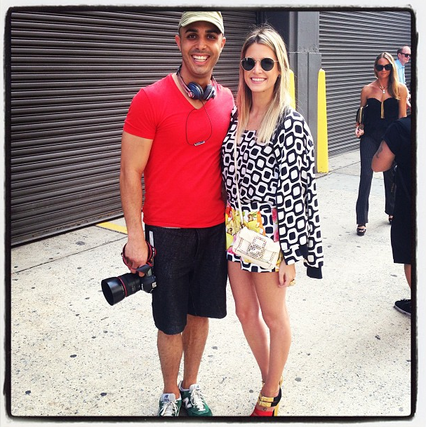 Eu e o fotógrafo Lee Oliveira