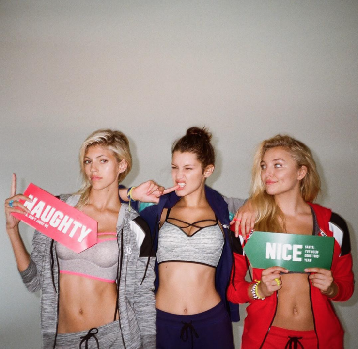 Bella Hadid para PINK