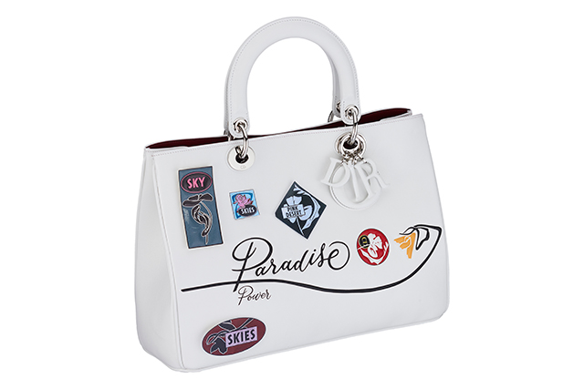 640-Diorissimo-bag-in-white-paradise-calfskin-badges-and-flower-in-embossed-leather